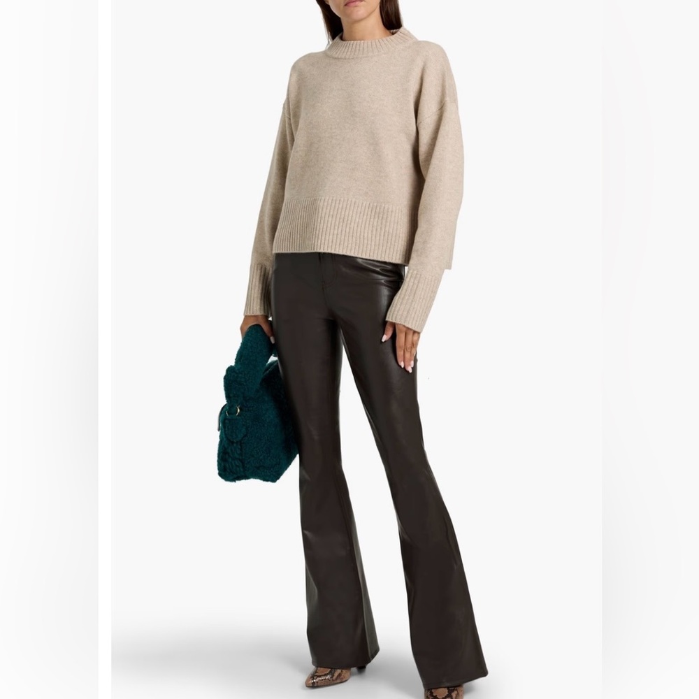 Veronica Beard Beverly - Chocolate Vegan Leather